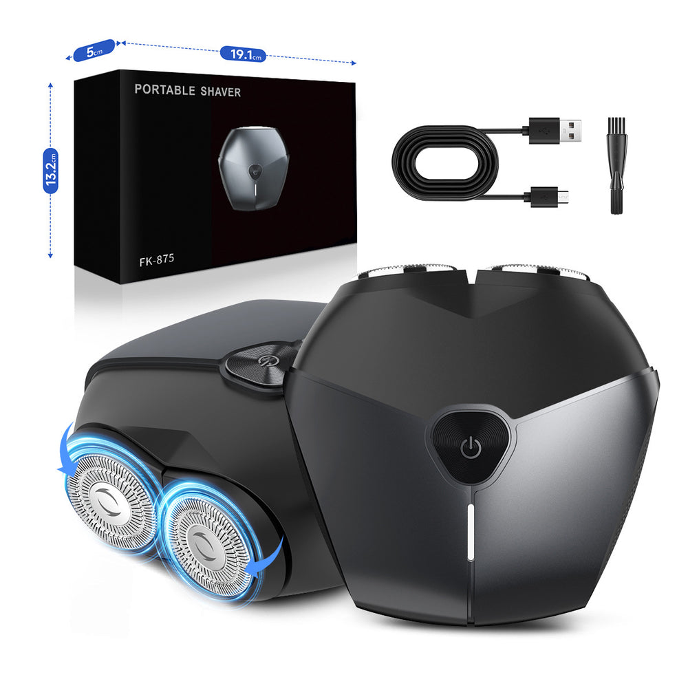 Wholesale men's mini electric shaver - compact, portable, magnetic blade, quick charge, washable razor