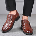 【military-grade leather shoes - premium quality】100% full grain cowhide leather, clearance sale! soft sole leather shoes for men, perfect for casual and business wear