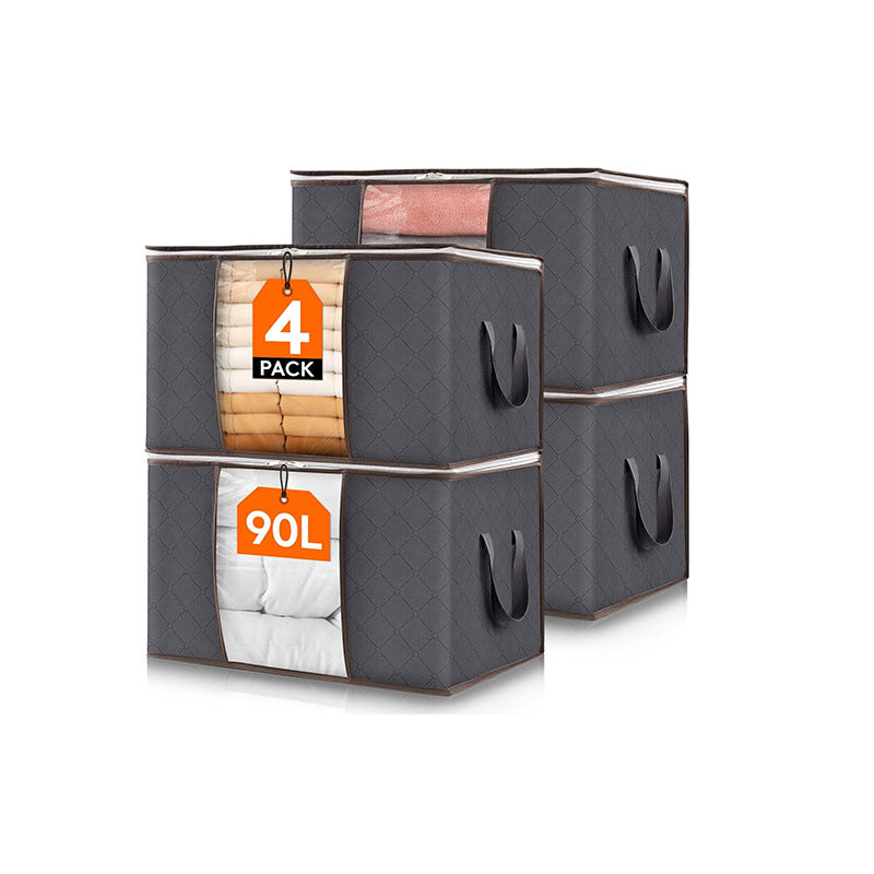 hot-selling finishing bag, reinforced clothing storage bag, oversized capacity clothes blanket quilt storage box