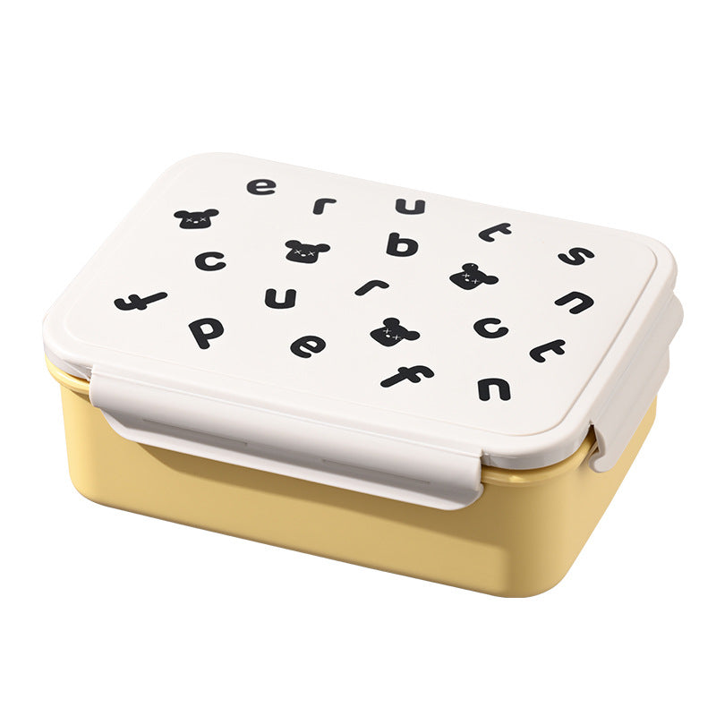 304 stainless steel lunch box, special for office workers for micro-wave furnace heating, food-grade bento box with lid, light lunch box