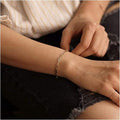 European and american new women's bracelet, minimalist chain bracelet, stainless steel bracelet, gold-plated jewelry wholesale distribution