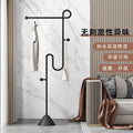 Cream style floor-standing clothes hanger, high-end for home clothes storage display rack, entrance hall, living room, bedroom, entrance coat rack