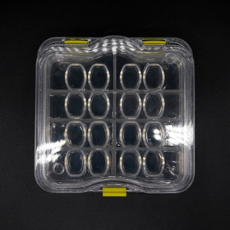 Denture storage box Small veneer box Single denture film box Tooth box 2 grids 6 grids 16 grids veneer box Conveyor box