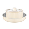 Complete set of household pots with lids, food supplement pots, milk pots, uncoated frying pans, non-stick pan sets, detachable handles, stacking pots