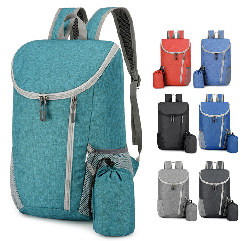 Outdoor folding backpack casual storage bag  new large-capacity backpack outdoor travel sports backpack