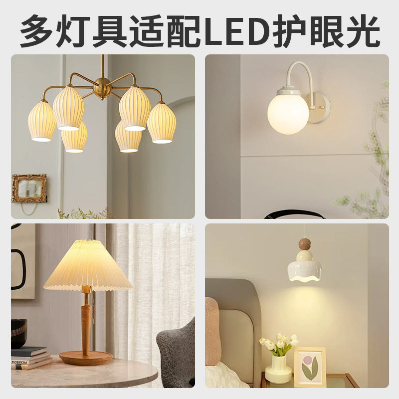 Full spectrum 98 cri eye-care white light led bulb for study, e27 screw base, 14w energy saving, flicker-free - ideal for kids