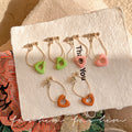 Simple retro red braided design stud earrings - women's exquisite and unique earrings, new arrival, flattering and high-end ear jewelry