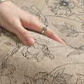 Custom french vintage rug for living room - easy-clean, wipeable coffee table mat, sound-proofing bedside pad, bedroom carpet, large area full coverage