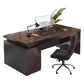 Office desk - minimalist modern manager desk, employee workstation, home computer desk, student study desk, executive desk
