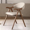 Used solid wood dining chair modern accessible luxuryclassy design tea room desk negotiation armrest back ash wood chair