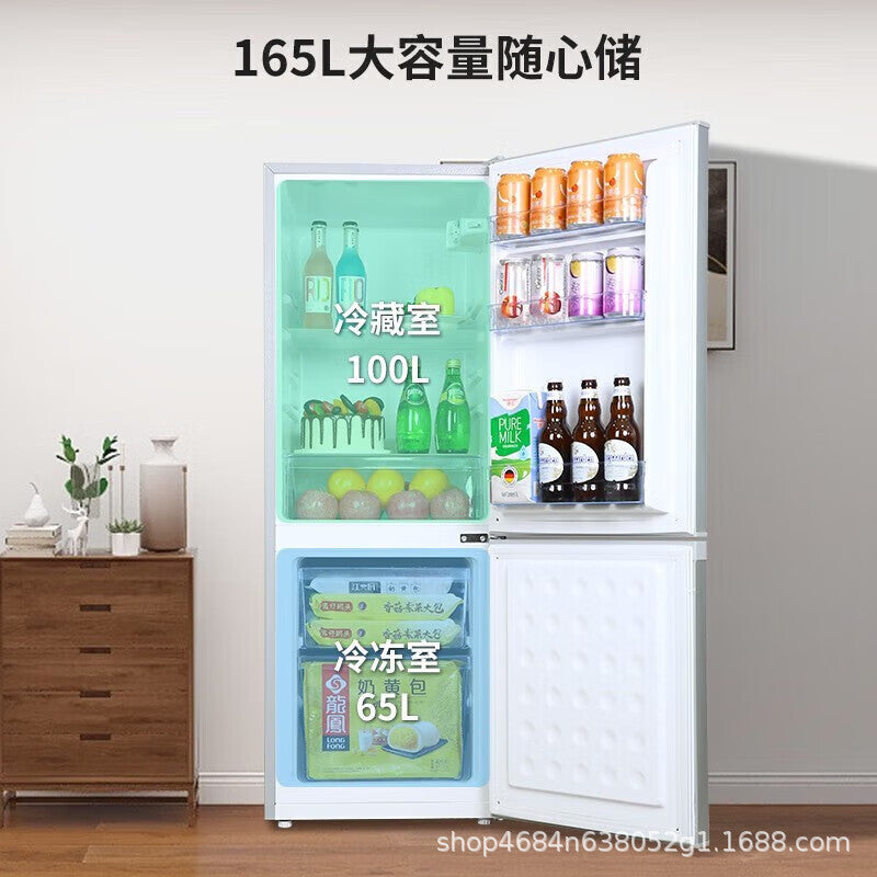 Royalstar 165l two-door refrigerator - compact refrigerator & freezer combo for home, rental, dorm room - energy-efficient