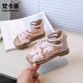 Vancahao girls' roman sandals -  summer new collection: butterfly princess sandals for little girls, perfect for beach and everyday wear