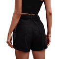 Fashion cross-border foreign trade  independent station women's clothing  new elastic waist design denim overalls culottes