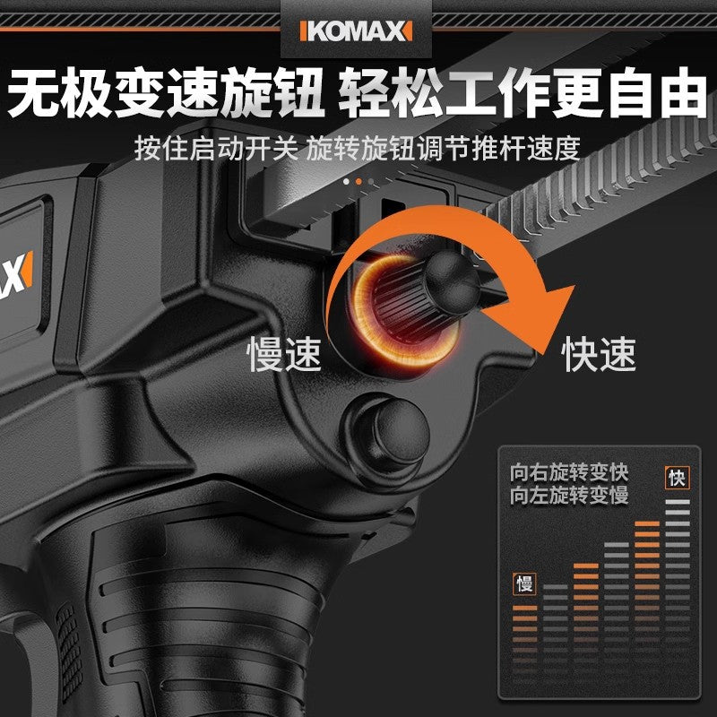 Electric seam gun, double-tube glue seam clearing machine, charging construction tool, seam machine, fully automatic lithium battery glue machine handy gadget