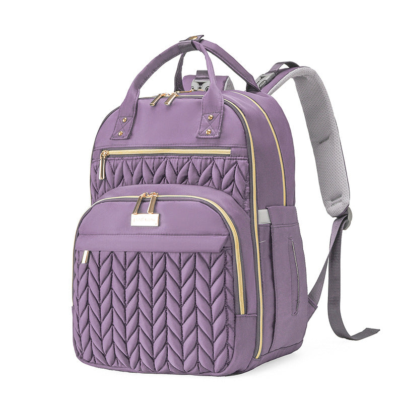 New multi-functional mommy bag, baby urine pad, thermal insulation warehouse, mother backpack, multi-compartment large-capacity mother and baby bag