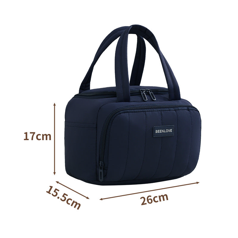 Beilian Cross-border Lunch Box Bag High Value Portable Large Capacity Bento Bag Picnic Commuter Insulation Fashion Lunch Bag