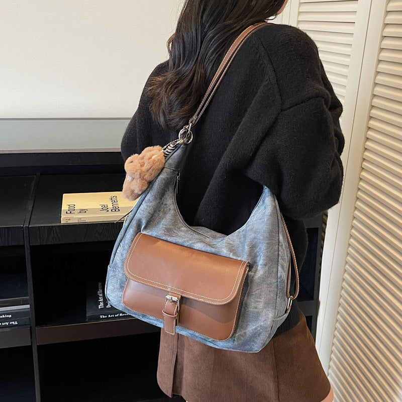 2025 new autumn/winter designer handbag - casual, versatile crossbody bag, multi-functional large capacity student backpack