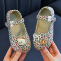 Floral princess shoes girls' slippers clogs kids' summer closed-toe non-slip soft sole family matching outdoor girls' sandals
