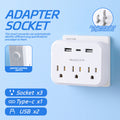 Us standard power strip, american socket adapter, converter plug, usb wireless socket, power strip for us, canada, and mexico