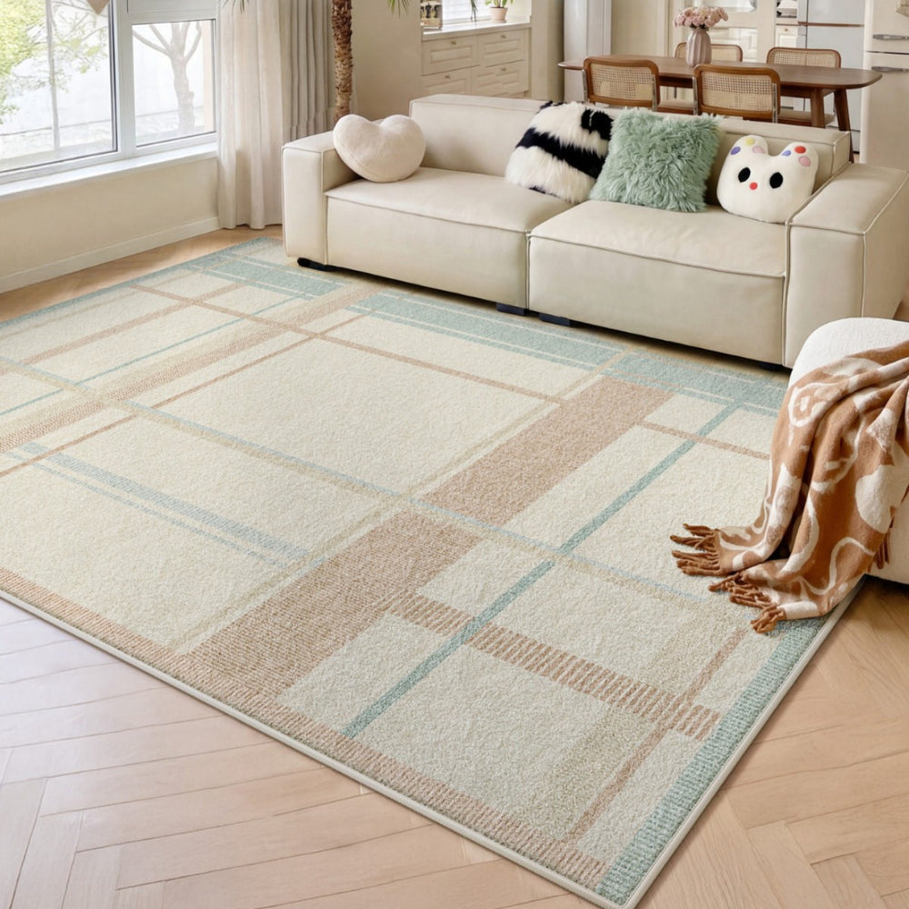 Dopamine carpet living room medieval cream style colorful no-wash and wipeable accessible luxuryclassy full bed bedside blanket