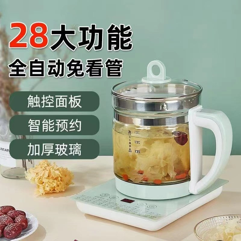 Xianke health pot for home smart multi-function glass electric water kettle tea maker flower tea cup boiling water decoction pot