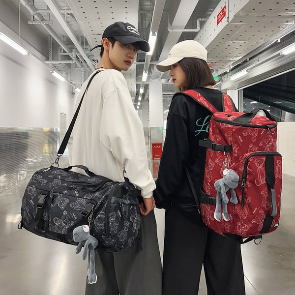 Travel bag Large capacity boys backpack Short business trip duffel bag Female versatile student school storage bag New
