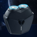 Magnetic blade 8w portable electric shaver, rotary razor, fully washable, rechargeable, ultra-quiet for men
