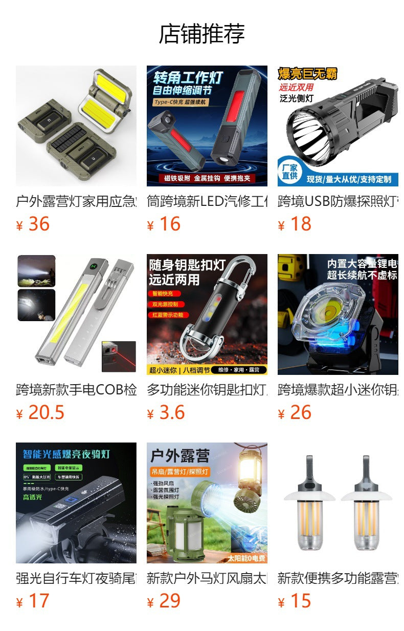 Cross-border new XHP-70 strong light telescopic zoom with pen buckle, power display tybe-c USB charging flashlight