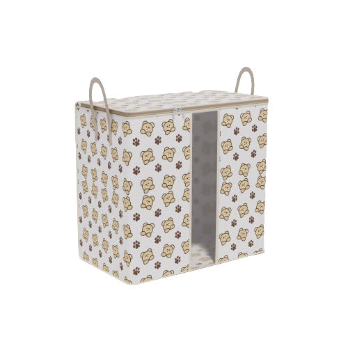 Printed bear moving bag 140g thickened non-woven duffel bag household quilt clothes sundries storage bag