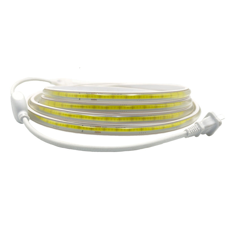 220Vcob high pressure light strip COB glue, indoor, ceiling, restaurant, outdoor outdoor engineering waterproof and super bright