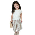 Girls' tank top set - new  korean style, chic, lightweight, breathable, casual two-piece outfit