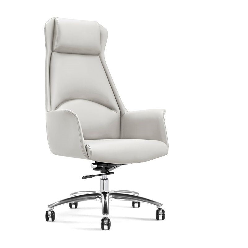 Casual chair, comfortable ergonomic chair, conference computer chair, business leather chair, office chair, live broadcast, home study, no