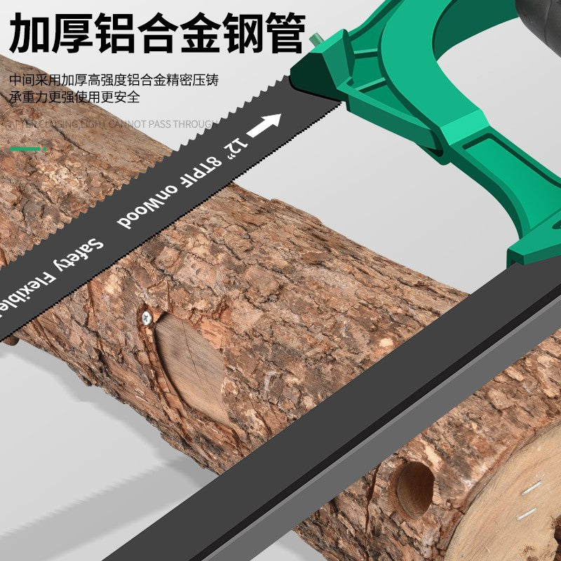 Baolian Hacksaw Hand Saw Wood Hand Saw Bow Household Small Saw Tree Saw Iron Hacksaw Frame Bar Metal Cutting Saw
