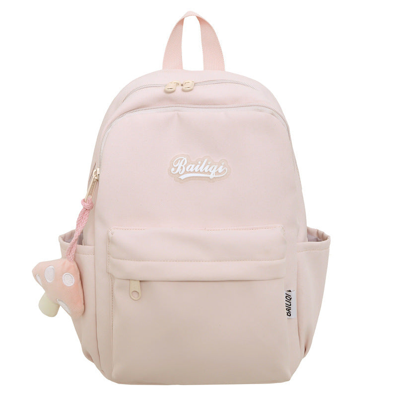 Women's backpack - premium lightweight travel backpack, large capacity, minimalist solid color, perfect for school, middle school, and college students