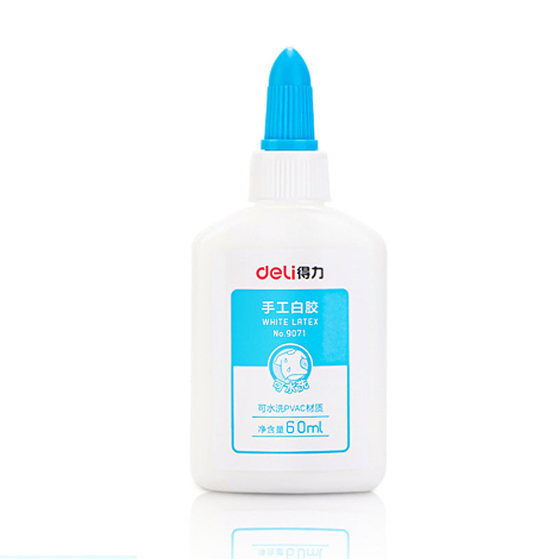 Deli white glue latex wholesale children's glue white latex woodworking adhesive hydrostationery kindergarten DIY handmade