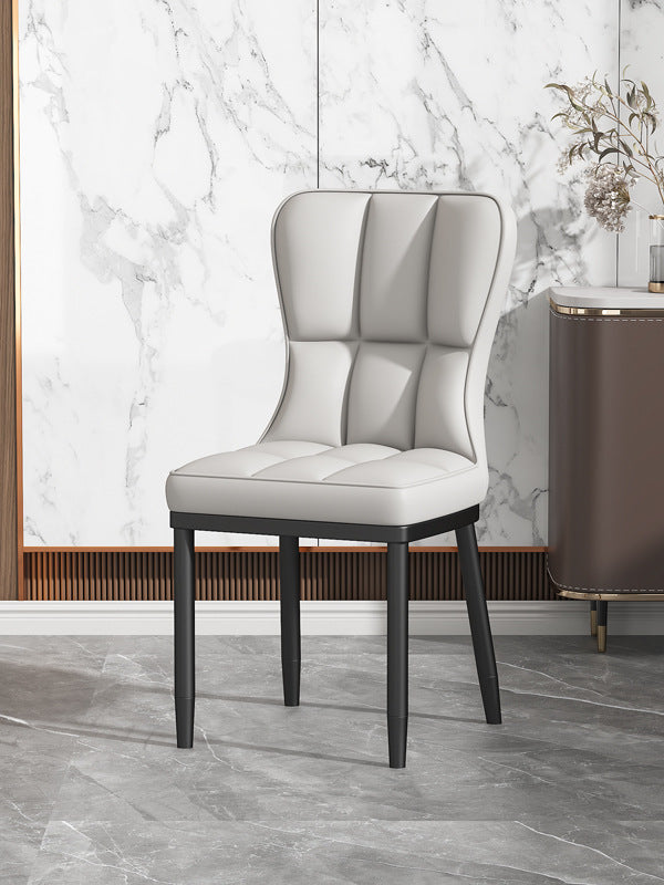 Scandinavian modern casual dining table and chairsaccessible luxury dining chairfor home soft bag casual restaurant back chair commercial hotel stool
