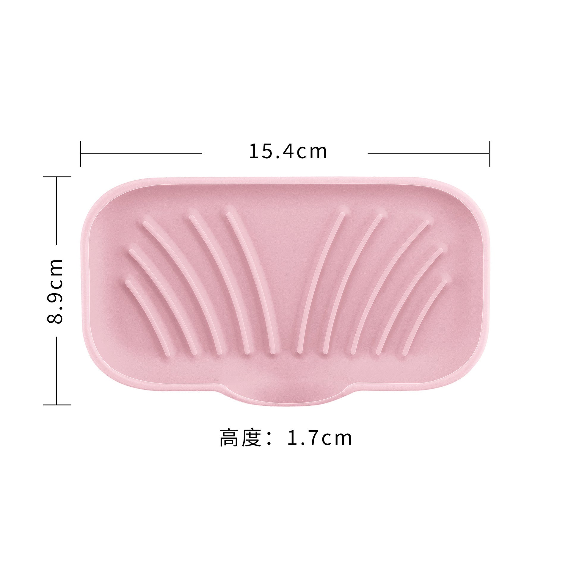 Silicone Soap Rack Bathroom Sink Storage Box Non-slip Soap Tray Macaron Color Customizable Logo Soap Rack