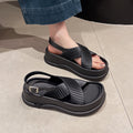 Thick sole sandals for women 2024 summer new arrival fairy style sandals slipperoutwearcasual roman beach sandals