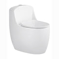 Hotel for homenew arrival egg-shaped standard toilet large diameter deodorizing filter anti-splash water-saving siphon flush toilet