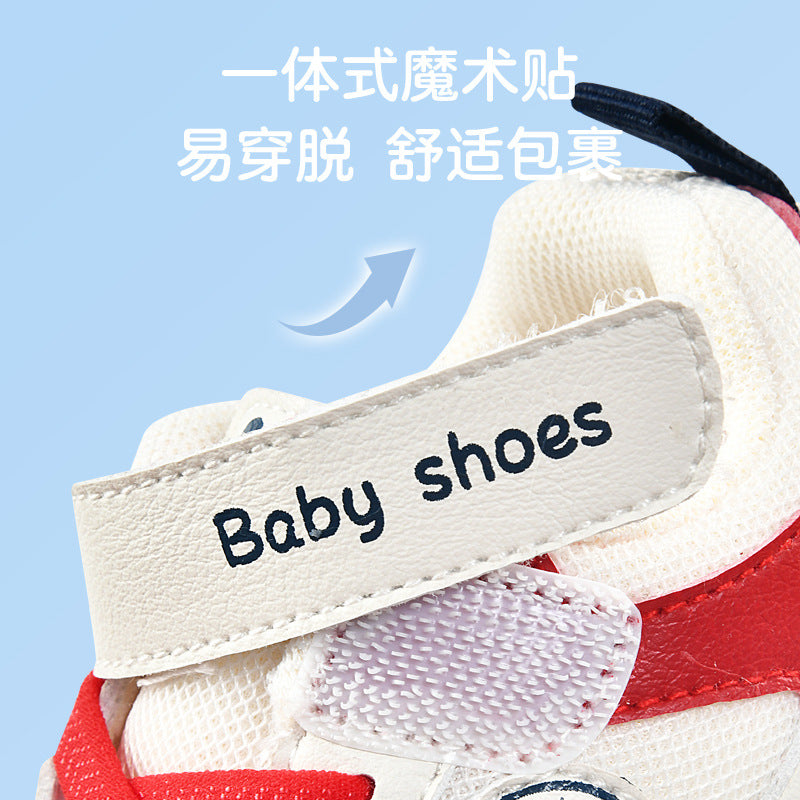 Toddler shoes for boys, spring and autumn, 0-1-3 years old, soft-soled infant shoes, functional children's shoes, baby girl shoes