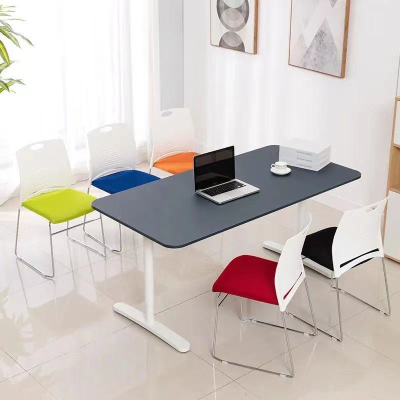 Training chair, conference chair, simple office chair, staff chair, negotiation chair, back chair, solid steel chair, plastic computer chair