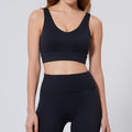 European and american sexy camisole sports bra for women - shockproof, beautiful back, yoga tank top, elastic, breathable sports bra for running