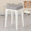 Modern minimalist plastic stool -  new arrival chair - dining chair - light luxury high-end feel - home use - small apartment dining table chair