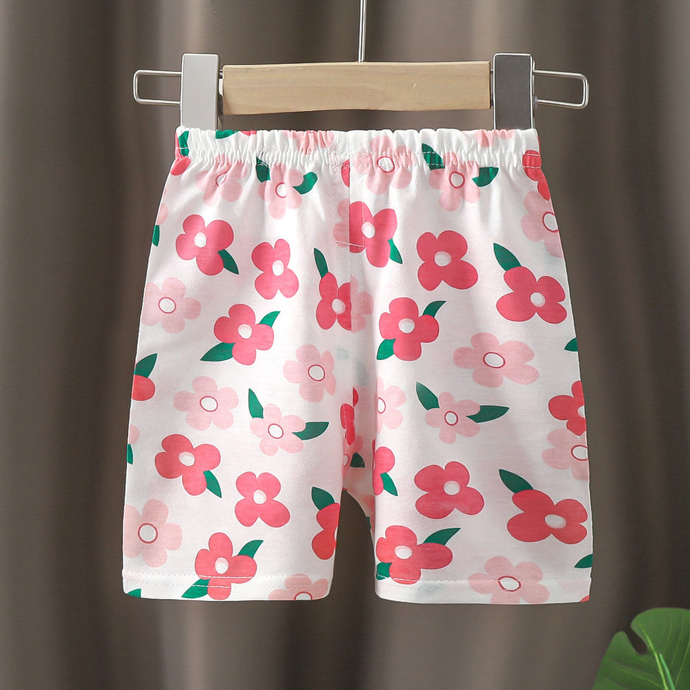 Summer kids' pure cotton shorts, baby pants, boys' and girls' all-cotton casual pants, toddler and child's undershirts - dropshipping available