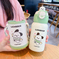 White-big-eared dog [double drink type] + cup cover