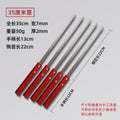 Stainless steel barbecue skewers for home barbecue steel skewers northeastern large oil edge commercial large skewers barbecue large wooden handle flat skewers