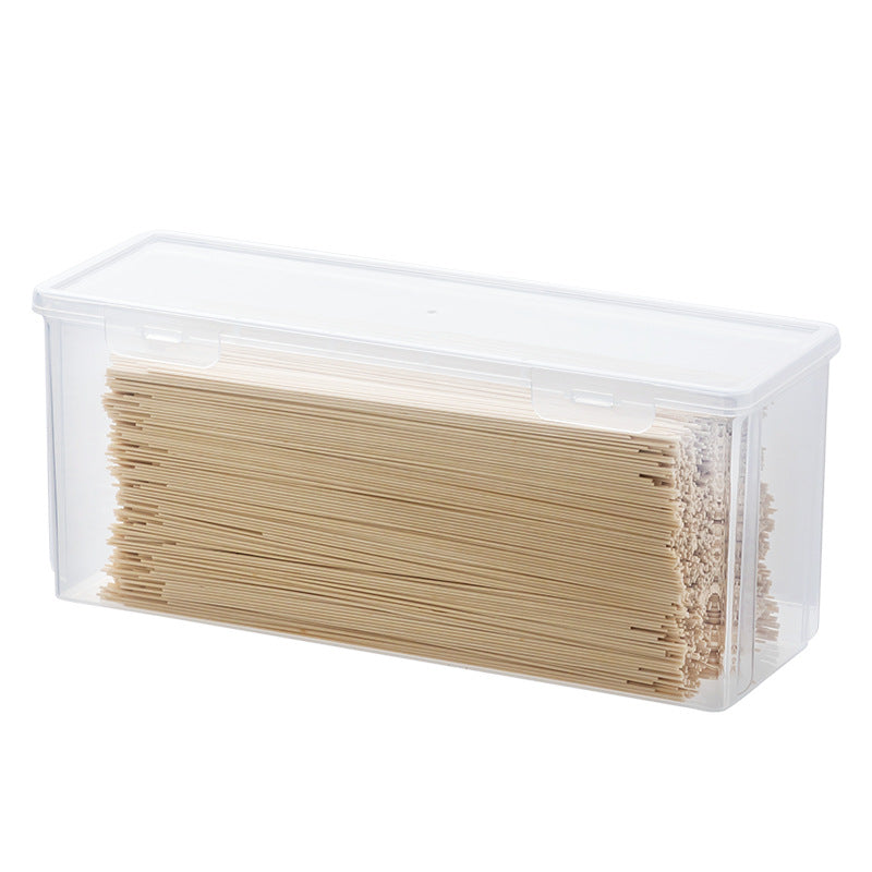Kitchen Grains Storage Box with Lid Noodles Egg Storage Box Food Grade Transparent Refrigerator Fresh Storage Box