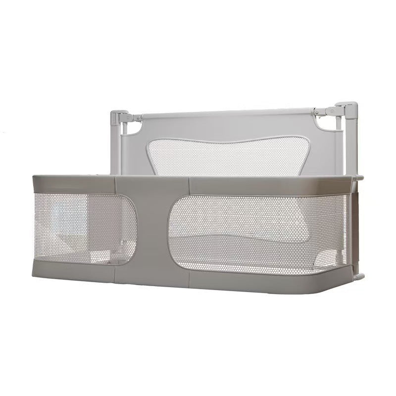 Small apartment anti-pressure baby crib, bed-in-bed safety rail, newborn baby safety fence, one-click folding, portable