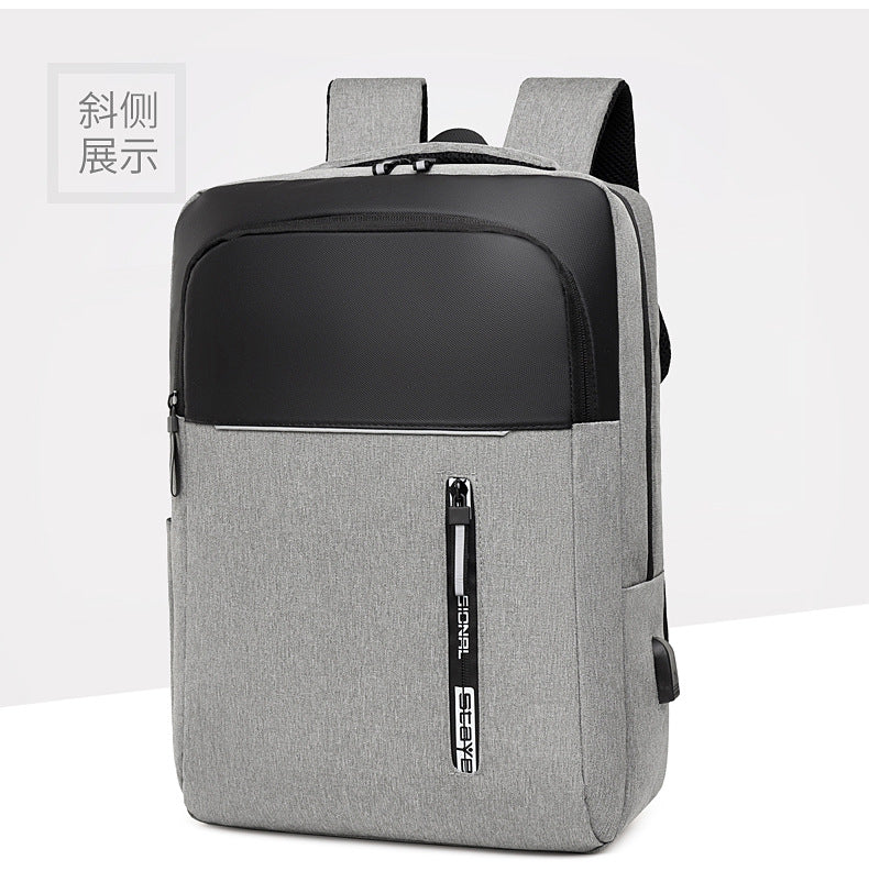 New Men's Business Commuter Backpack Laptop Bag Travel Leisure Backpack Men's Student School Bag