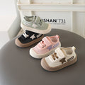 Kids' velcro summer sneakers - hollow-out mesh, solid soft sole, breathable first walker shoes for boys and girls